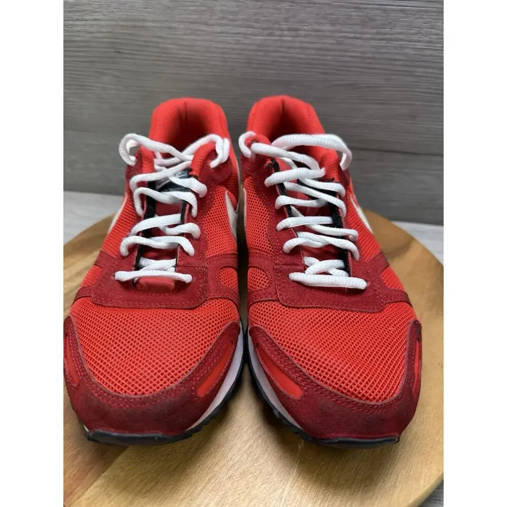 Nike Air Waffle Trainer Red Suede Leather Casual Sneaker Men’s Size 9